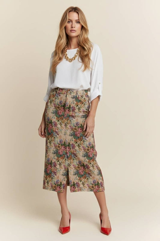 The Vintage Grace Midi Skirt